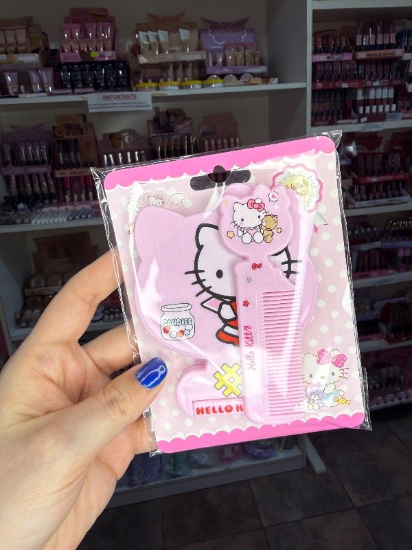 Producto - Espejo con peine Hello Kitty - 1