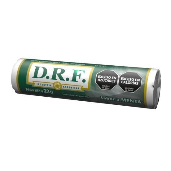 Producto - Pastillas DRF Menta x12unid (Billiken)