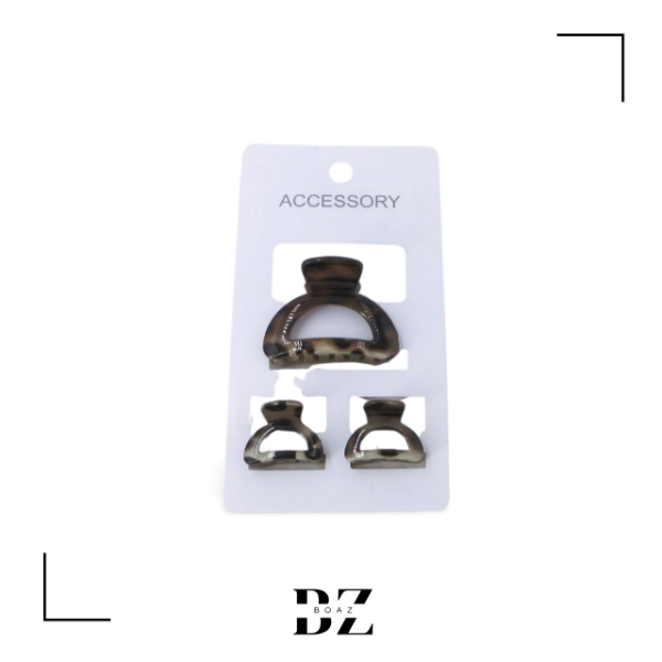 Producto - SET DE 3 BROCHES EN CARD COLOR TIPO CAREY - 2011-5