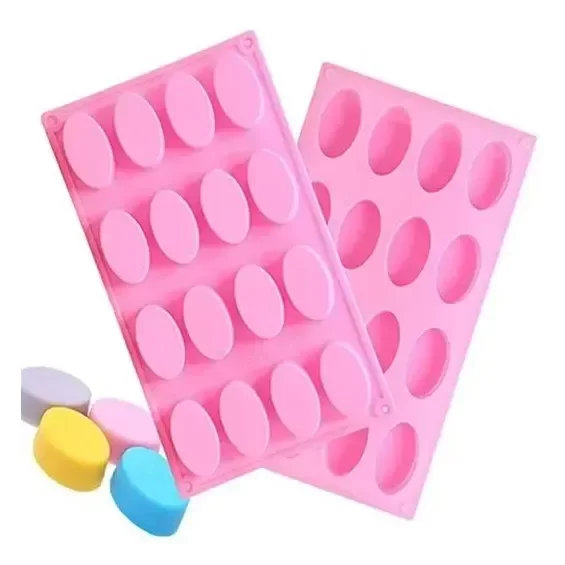 Producto - Molde x16 mini jabones ovalados - 1