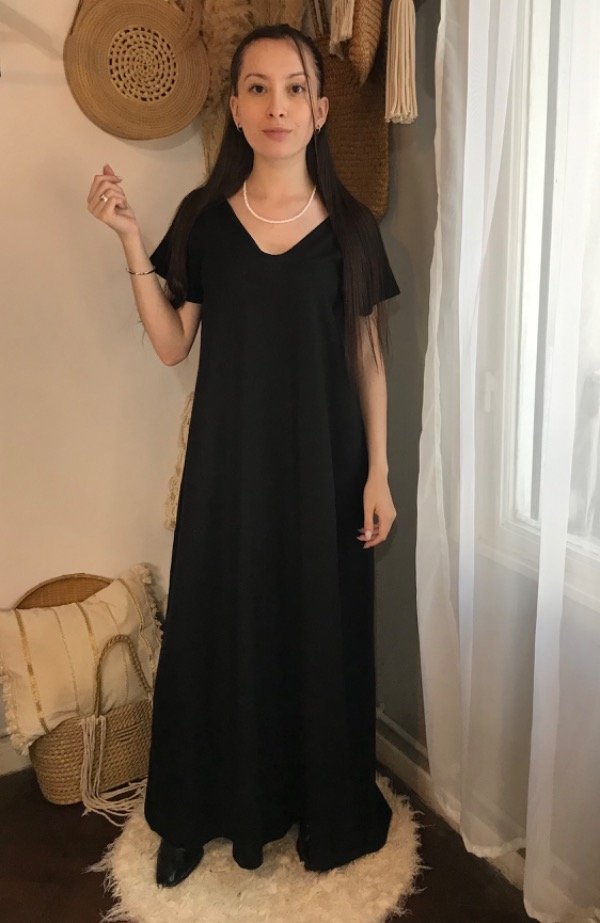 Producto - Vestido Largo Joaquina Negro
