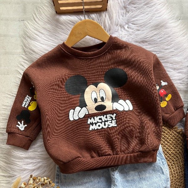 Producto - Buzo Mickey Choco talles hasta 3 años