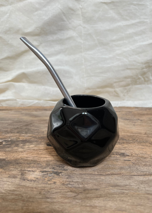 Producto - Mate de cerámica rombos