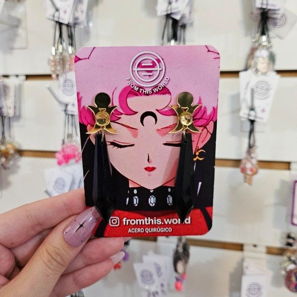 Producto - Aros Cosplay - Sailor moon Black Lady