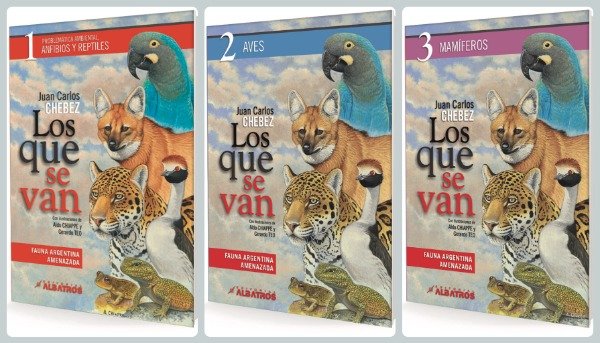 Producto - Los que se Van: Anfibios y Reptiles + Aves + Mamíferos
