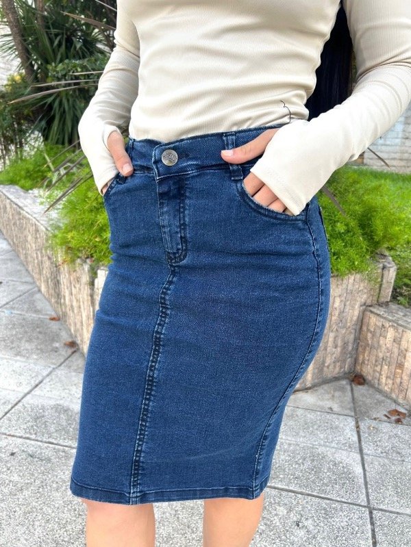 Producto - Solange AZUL GASTADO jeans Elastizada