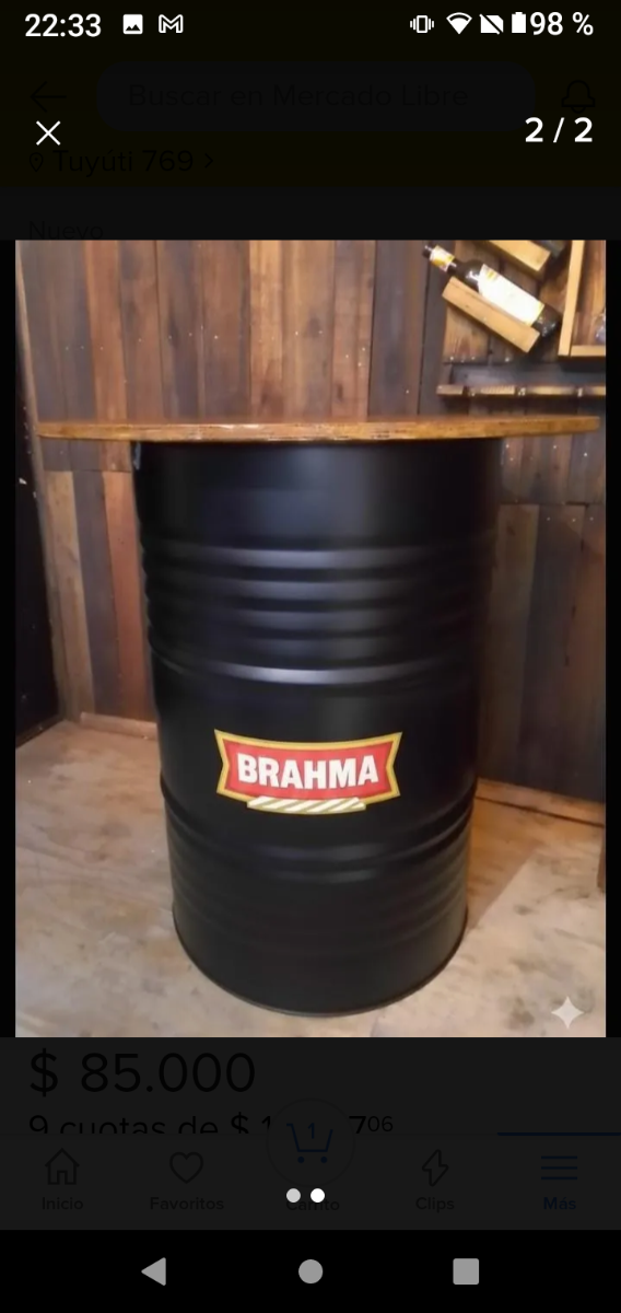 Producto - Mesa tambor con fenolico