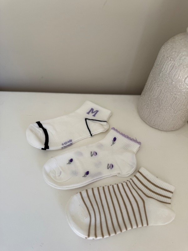 Producto - Pack media soquete algodón x3 #1