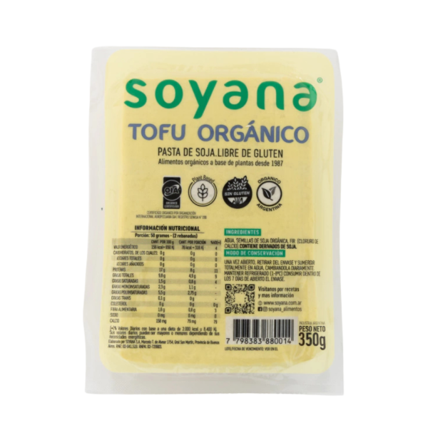 Producto - Tofu Orgánico Soyana