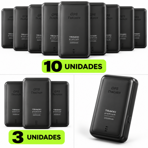 Producto - GPS TRAKKI PREMIUM X 10 UNIDADES IMAN + BATERÍA recargable - 1
