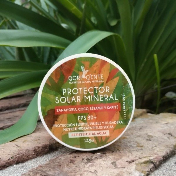 Producto - Protector Solar Mineral FPS 30+ no Nano 125 gr Qori Q'ente