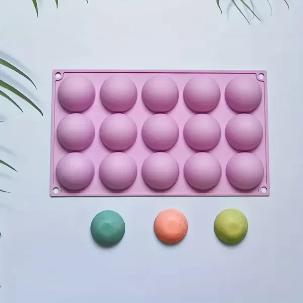 Producto - Molde mmedia esfera 15 cavidades 4,5cm