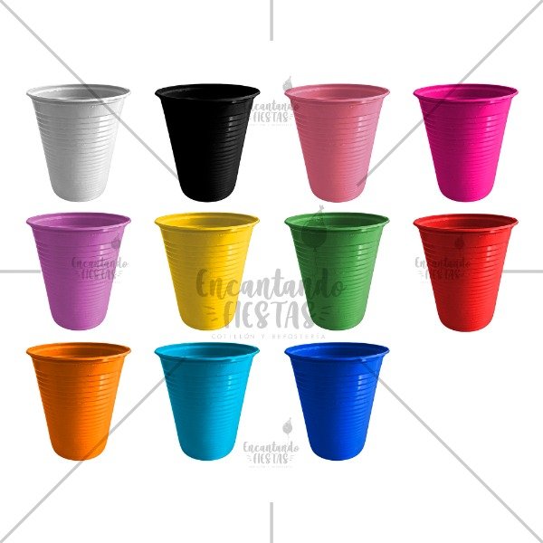 Producto - Vaso Descartable Color 180cc Bella Cup X 10u