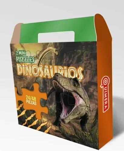 Producto - 2 Minis puzzles Dinosaurios x 24 y 48 piezas