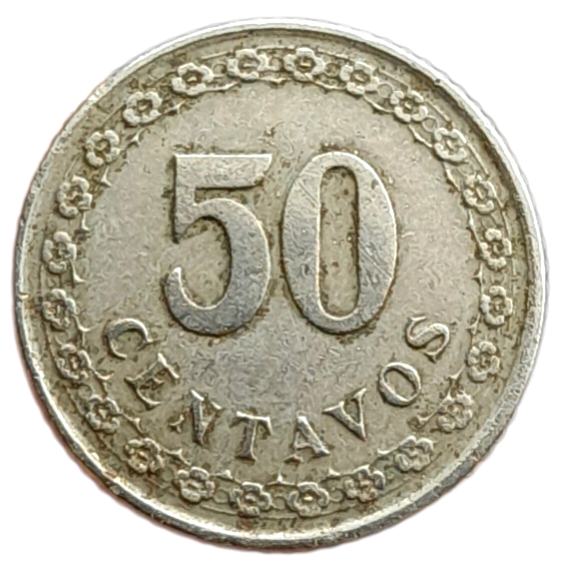 Producto - Paraguay 50 Centavos 1925 Km#12 VF