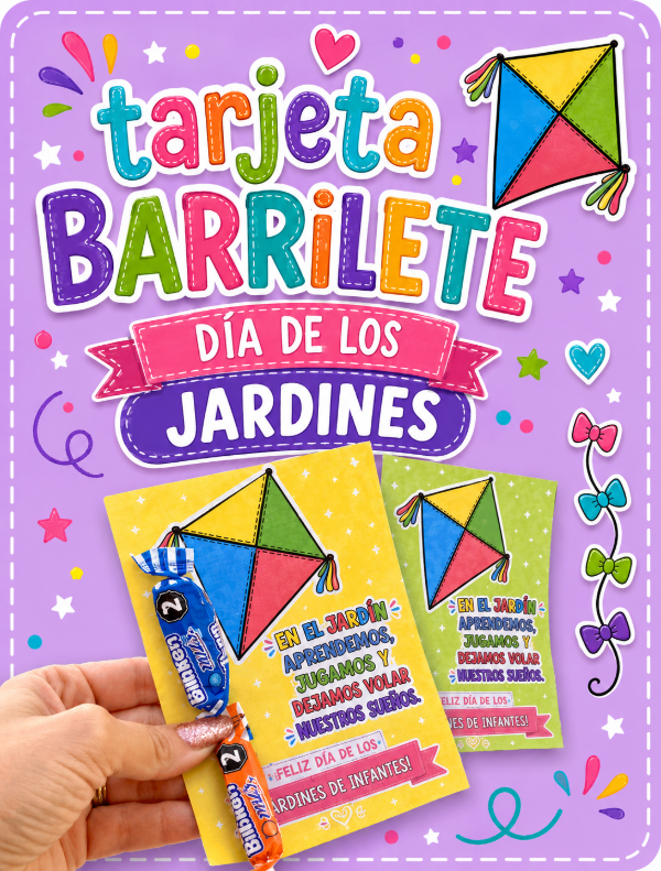 Producto - TARJETA BARRILETE CARAMELOS