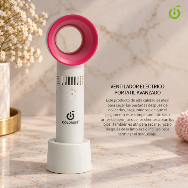 Producto - VENTILADOR SECADOR/PESTAÑA UNA/USB RECARGA CHER  cr0000004