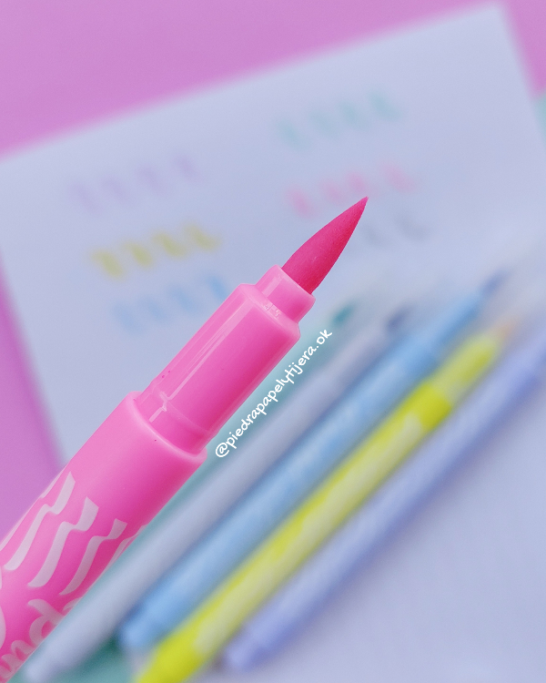 Producto - Marcadores pincelados pastel