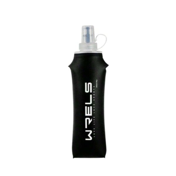 Producto - Botella Soft Flask Wrels Negra 500ml