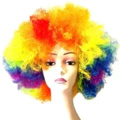 Producto - peluca payaso multicolor 170 GRS FRIZZ
