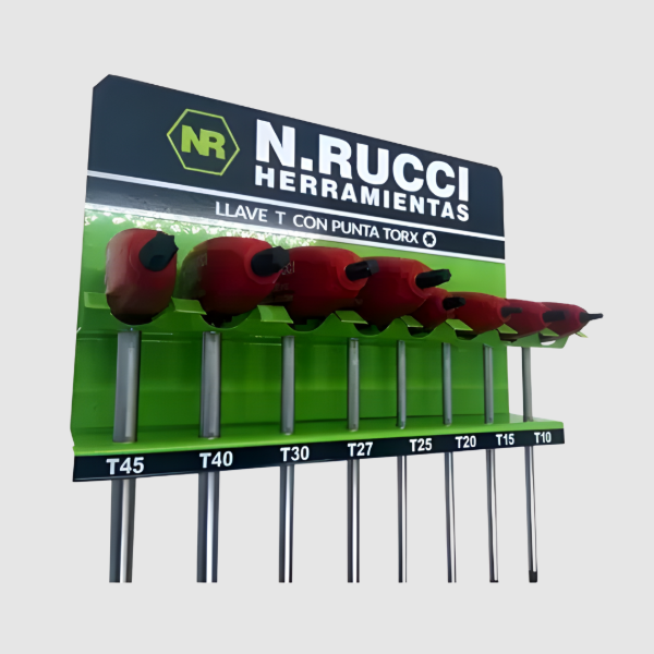 Producto - Juego De Llaves Torx Rucci X 8 Piezas Con Tablero