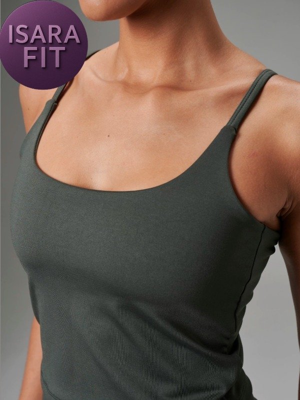 Producto - Musculosa Cropped Sage - 0