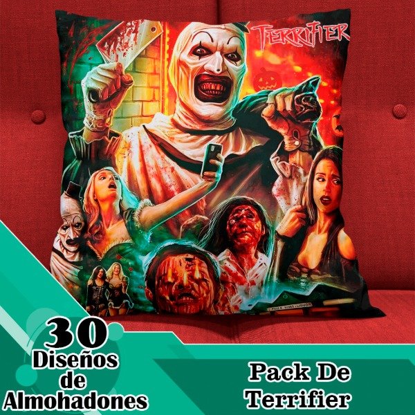 Producto - Diseños Digitales / Plantillas Para Almohadones De Terrifier, Art the clown