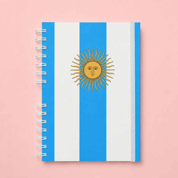 Producto - Cuaderno Argentina Bandera Vertical