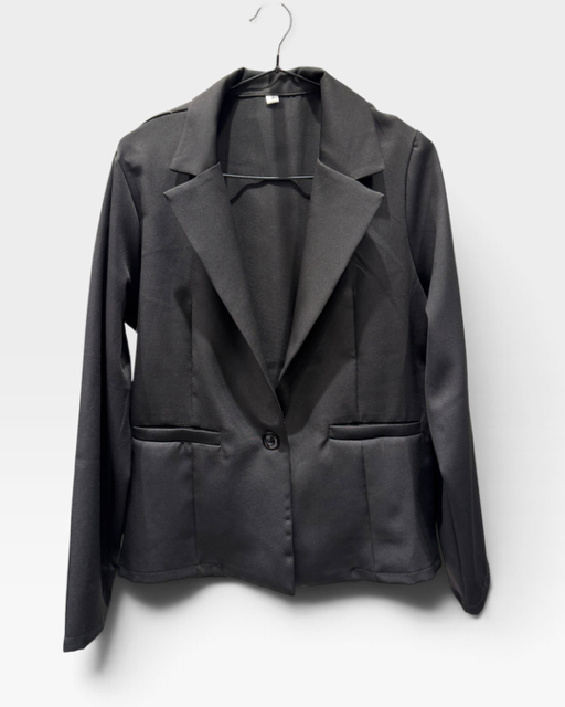 Producto - BLAZER SASTRERO 2 BOLSILLOS BLACK 0676 - 2