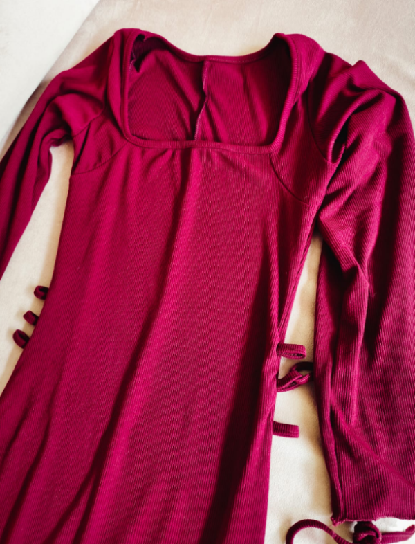 Producto - Vestido Corset Largo Morley talle M bordo