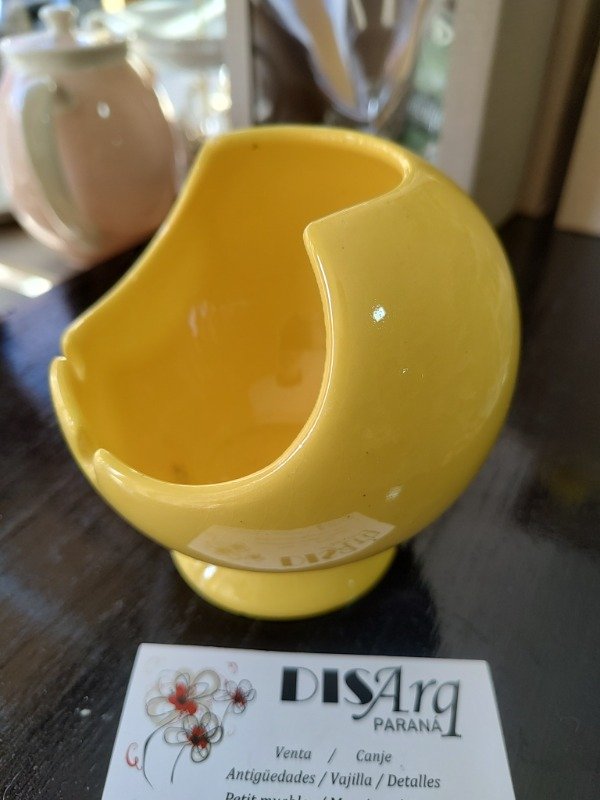Producto - CENICERO AÑOS 70 AMARILLO