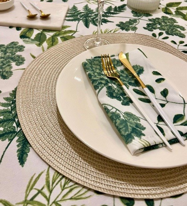 Producto - Mantel de Tela Antimanchas Botanico