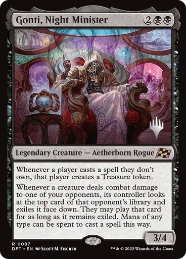 Producto - Gonti, Night Minister  Aetherdrift