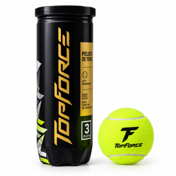 Producto - PELOTAS DE PADEL TOP FORCE TUBO X3 UNIDS - 0
