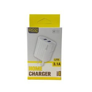 Producto - CABEZAL ADAPTADOR PRO 21 3.1A C/ DOBLE ENTRADA USB