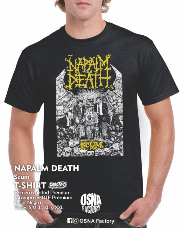 Producto - NAPALM DEATH Scum T Shirt