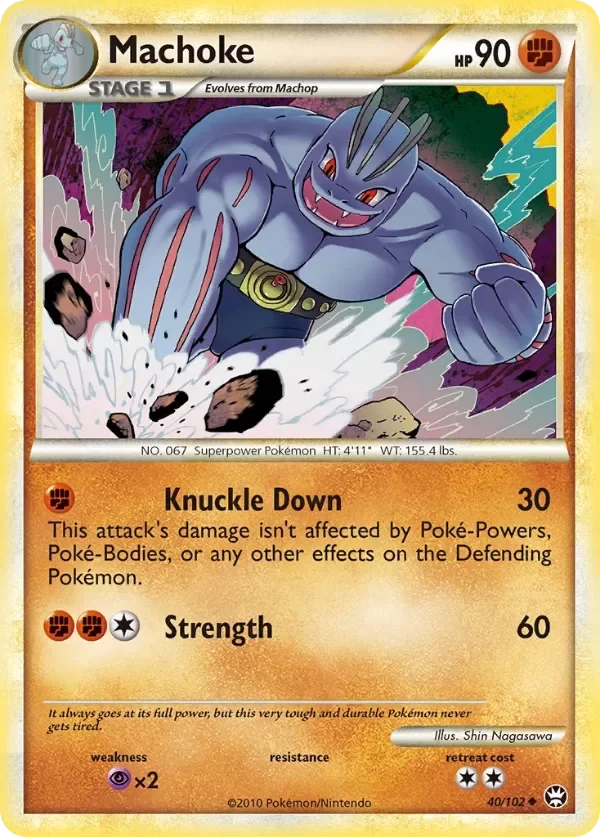 Producto - Machoke (40/102) [HeartGold and SoulSilver: Triumphant]