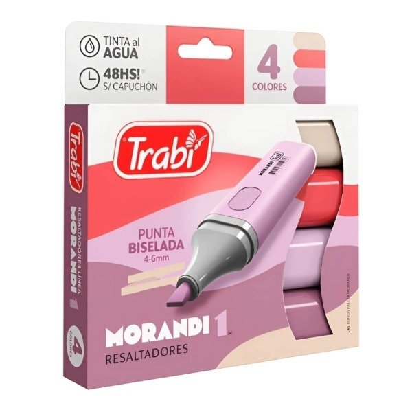 Producto - Resaltadores Morandi x4 Tonos Cálidos