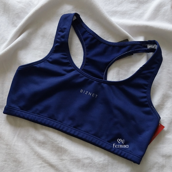 Producto - CORPIÑO DEPORTIVO AZUL CLASICO Art. 3900 (Talle 90, 95)
