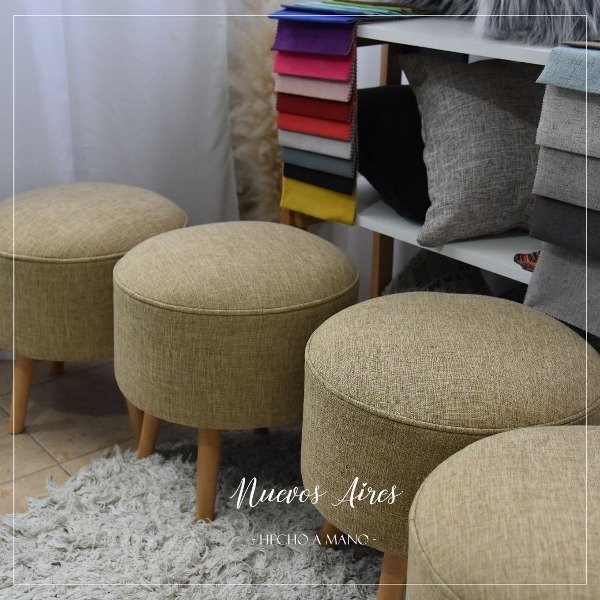Producto - Puff Lino Suela