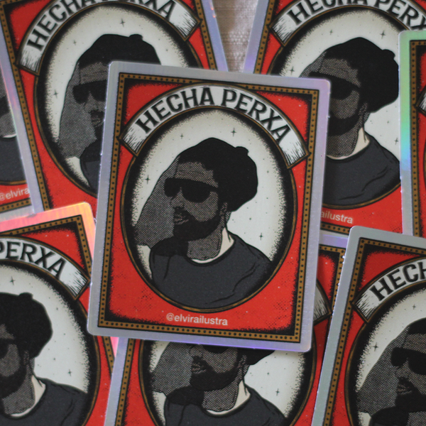 Producto - Sticker LEYLA - Hecha perxa