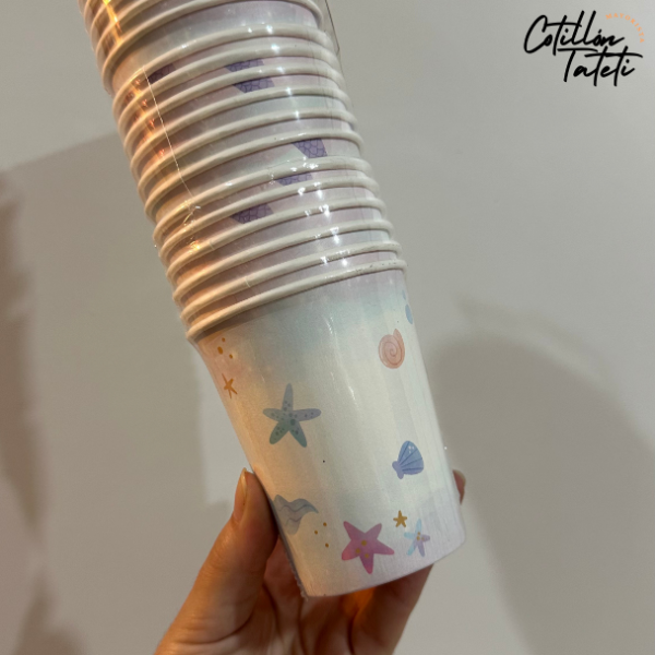 Producto - VASO FONDO DEL MAR - 6 UNIDADES