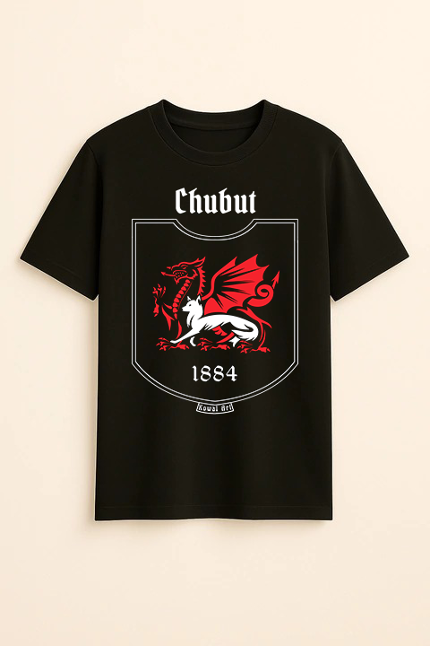 Producto - Escudo de Chubut (Negra Clásica Hombre Frontal)