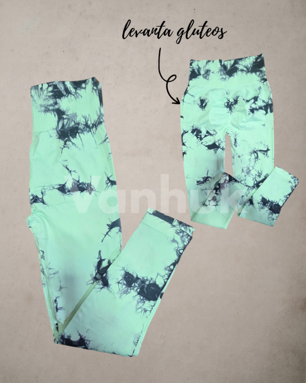 Producto - Calza seamless Batick Verde/Negro DP98201 - 2