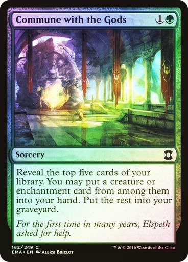 Producto - Commune with the Gods (Foil)