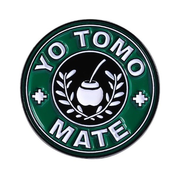 Producto - Pin Yo Tomo Mate estilo Starbucks