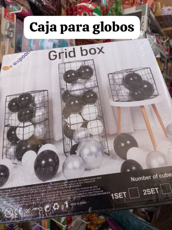 Producto - Caja para globos decoracion