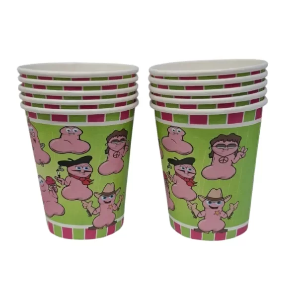 Producto - VASO EROTICO PENE X10 UN
