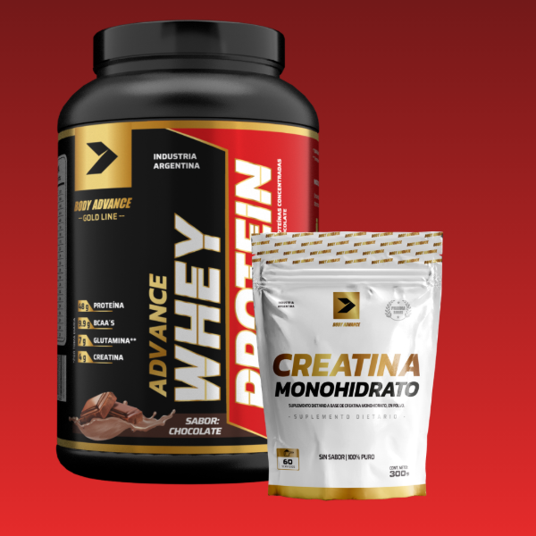 Producto - Proteina 907gs. + Creatina 300gs. BODY ADVANCE