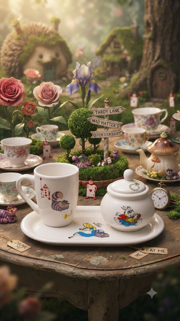 Producto - SET ALICIA TAZA+BANDEJA+RECIPIENTE - 0